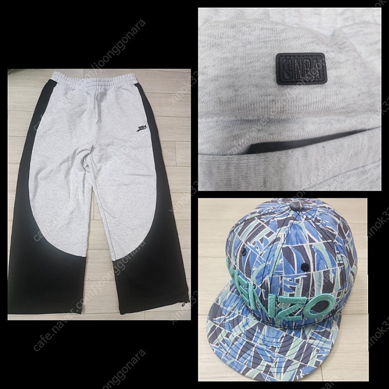 택채 새상품) NBA바지(XL)+겐조뉴에라 스냅백 덤 택포8만원