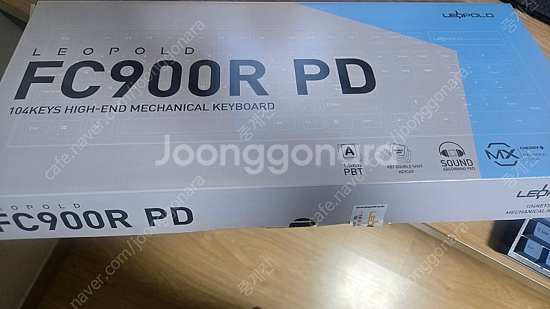 레오폴드 FC900R PD 그레이블루 청축--0