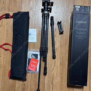 코만 COMAN TSC10LA20 카본 DSLR 미러리스 카메라 삼각대