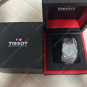 티쏘 prx 아이스블루 40mm 새상품 팝니다