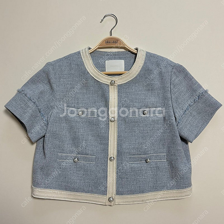 프론트로우 트위드 Summer tweed cropped...--1