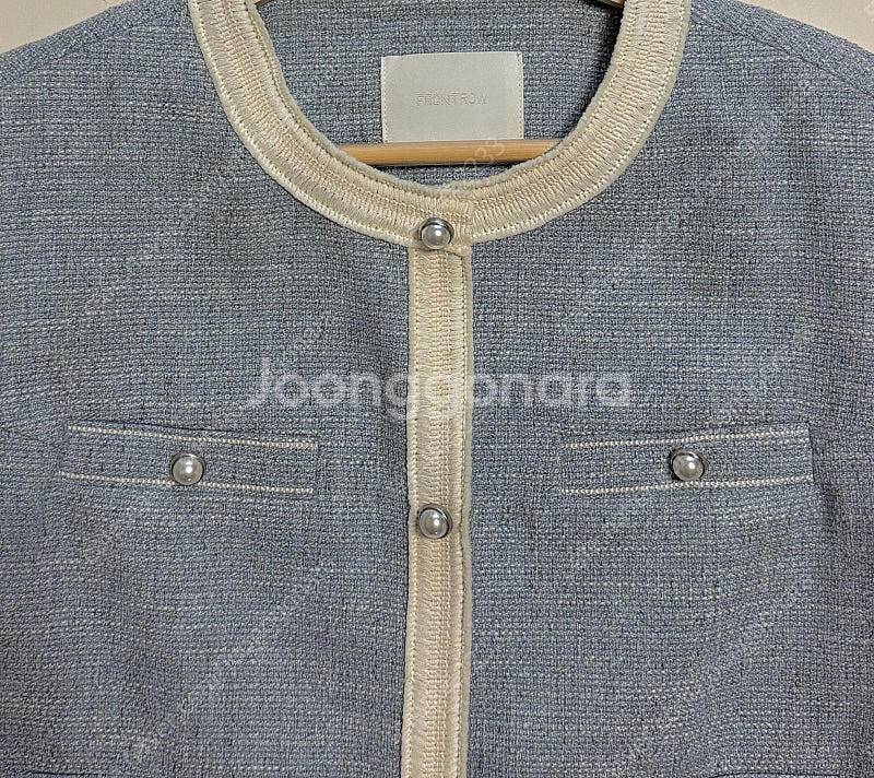 프론트로우 트위드 Summer tweed cropped...--2