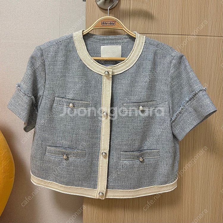 프론트로우 트위드 Summer tweed cropped...--5