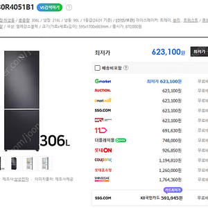 삼성 냉장고 RB30R4051B1 모델 팝니다.