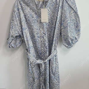 바네사브루노 블루 페이즐리 원피스 34사이즈 215000원