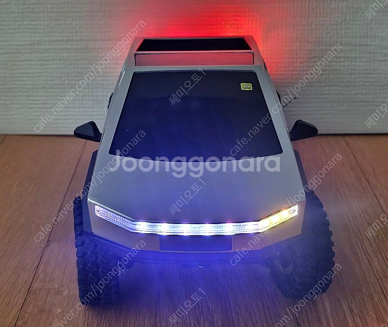 RC카 1/18 테슬라 사이버트럭 4WD 2단변속서보--2