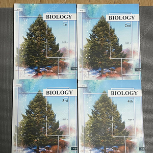 박선우 생물학 BIOLOGY 교재 (본책+워크북+써머리 1st~4th 전권)
