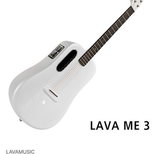 LAVA ME 3 스마트기타 38인치 화이트 + 차징독 + 정품 스트랩 판매합니다.