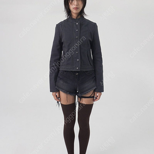 lalameemee 자켓 라라미미 라이더자켓 외투 재킷 워싱데님