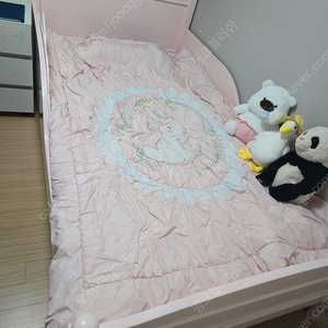 안데르센 슈퍼싱글 침대 (베이비 핑크)