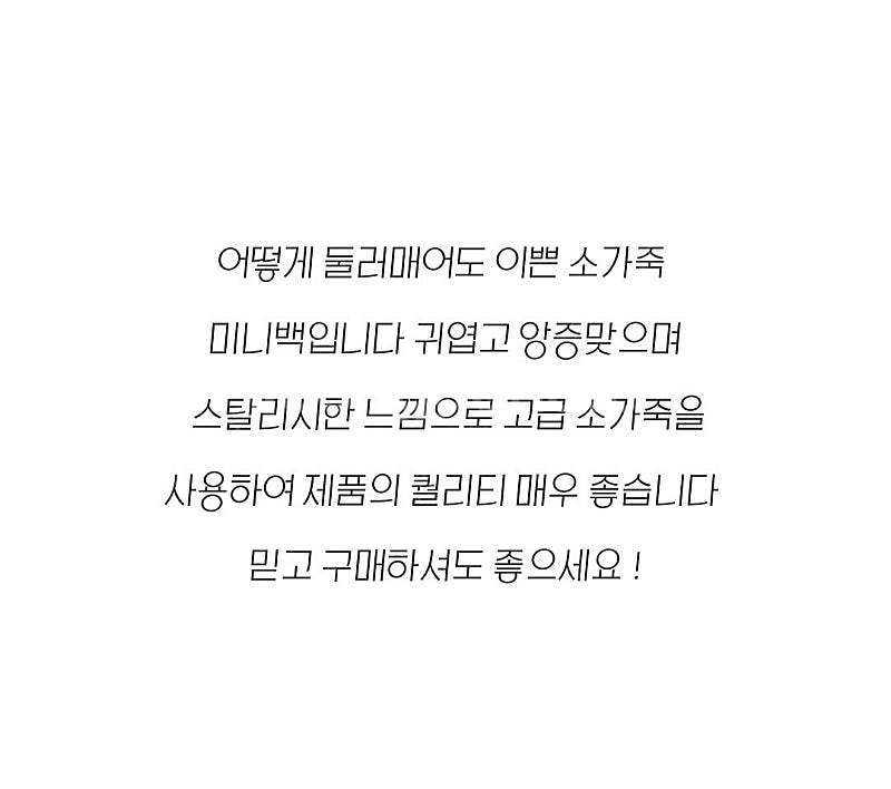 소가죽 만두백/미니백/크로스백--9