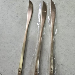 (미사용) 놋담 유기 나이프 일괄 착불
