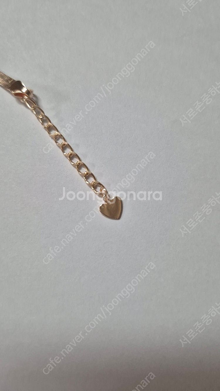 14K 3mm 뱀줄목걸이 스네이크목걸이--5
