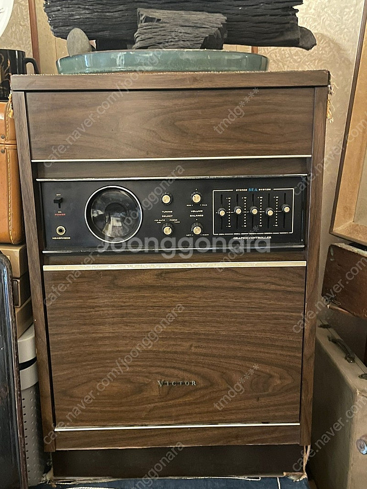 빅터 턴테이블 오디오 시스템--0