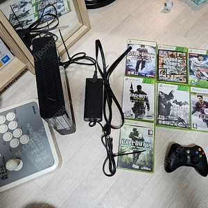 xbox360 게임7개.조이스틱 팜니다