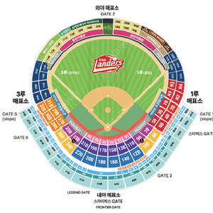 5/10(토) DH1차전 더블헤더1차전 SSG랜더스vs기아타이거즈 3루내야필드석 3루4층SKY뷰 2연석 3연석 4연석 5연석 6연석 SSG기아 기아SSG SSG기아3루 기아SSG3