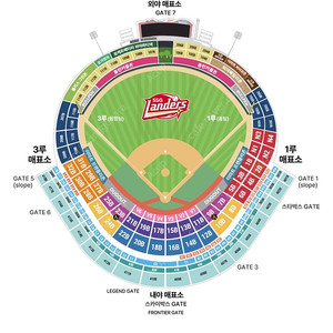 ssg vs kia 5/10(DH) 1차전 라이브존
