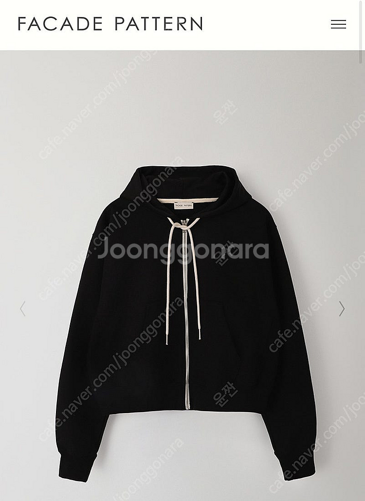 파사드패턴 프렌치 집업 후디--0