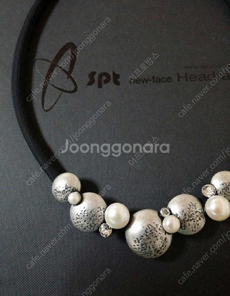 새상품) 공방 목걸이(셀피시 담수진주)--1
