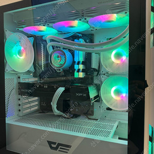 고사양 화이트감성 게이밍PC 판매합니다(5600X/6600XT)