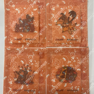 포켓몬 띠부씰 할로윈 미개봉4장