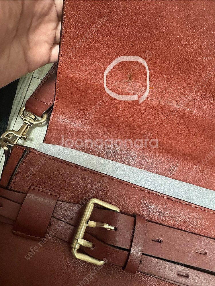 ====== 조이그라이슨 루비백 마룬컬러 숄더백--6