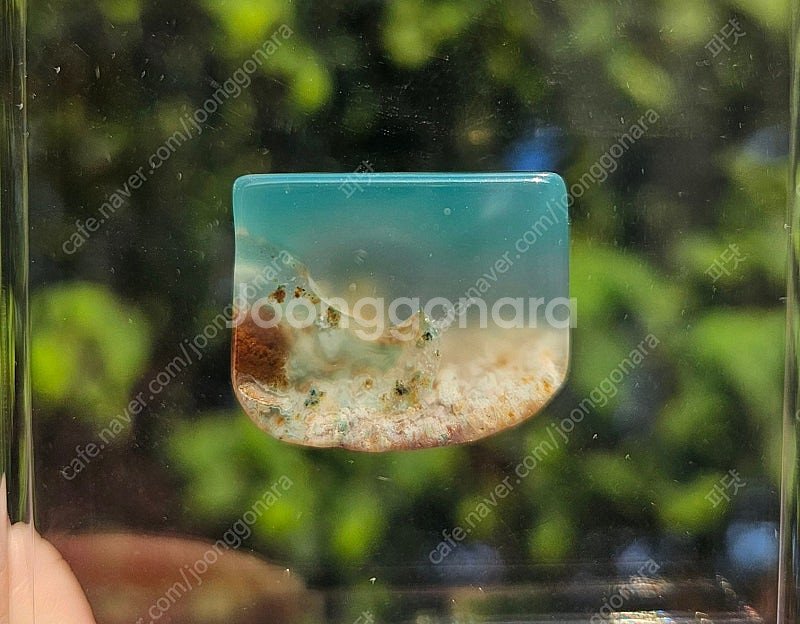 바다같은 천연 원석 아게이트 천연석--0