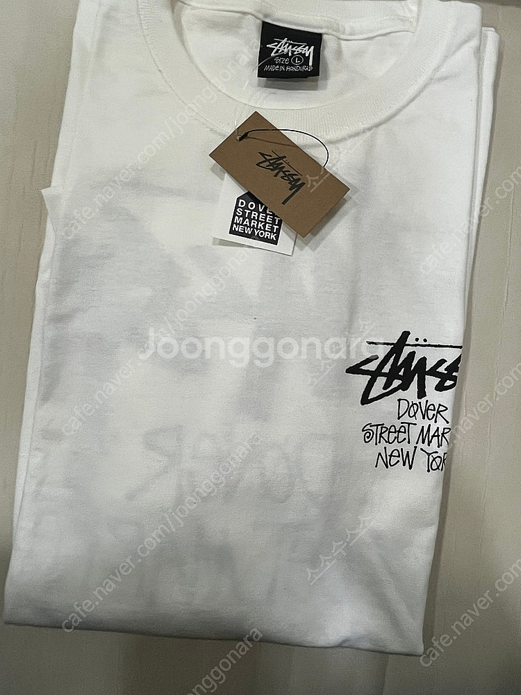 스투시 STOCK 도버스트릿 뉴욕 반팔 티셔츠 블랙 /...--3
