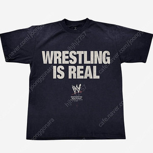 [2XL] 스캇 wwe / Travis Scott Cactus Jack x WWE Wrestling Is Real T-Shirt Black