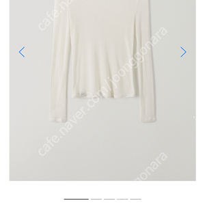 타낫 T/T Back slit long sleeve top (ivory) 새상품 5만원