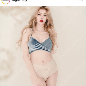 소냐레바이 벨벳 폴웨어 Set: 블루/ 크리스마스 에디션