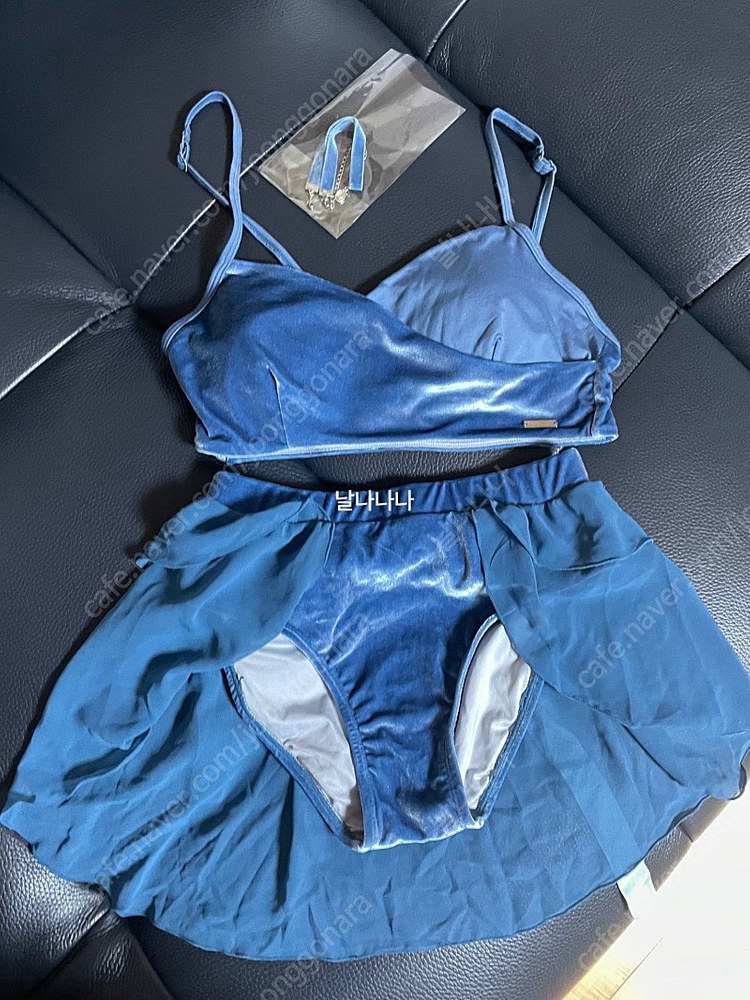 소냐레바이 벨벳 폴웨어 Set: 블루/크리스마스에디션 이미지