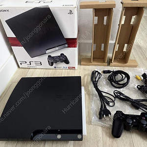 중고 sony PS3 플스3 4세대 슬림 블랙(2005A, HDD160GB), 듀얼쇼크3 조이패드