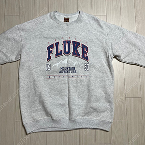 [상태 좋음] FLUKE 플루크 기모 맨투맨 L사이즈