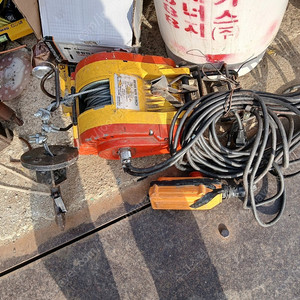 미니 윈치 mg-250 팝니다. 호이스트, 호박윈치
