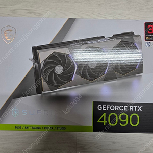 MSI 지포스 RTX4090 슈프림 SUPRIM X 24G 팝니다.