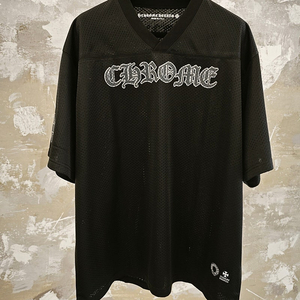 좌쓰 Chrome Hearts Mesh Stadium Jersey 크롬하츠 메쉬 스타디움 저지 블랙