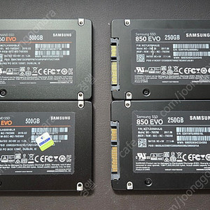 삼성 ssd 860evo 850evo 500gb, 250gb 판매합니다.