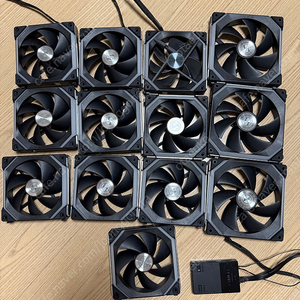 리안리 UNI fan 13ea+컨트롤러 판매 합니다