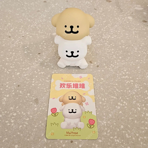 말티즈 몰티즈 리트리버 랜덤 피규어