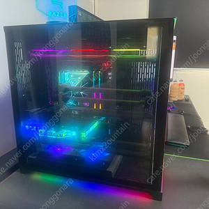 RTX 4090, 라이젠 7950X3D, 32GB 램, 2TB SSD, 1200W 파워 커스텀 수냉 레이져 PC 판매합니다.