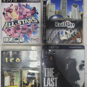 [PS3 중고] WWE 올스타, 레일팬, 이코&완다와 거상 컬렉션, 라스트 오브 어스 팝니다.