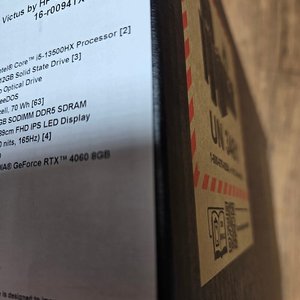 HP 빅터스 16인치 인텔 13500Hx RTX4060 미개봉 새제품 팝니다 //