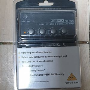 베링거 Behringer 4채널 라인믹서 mx400 -> 19000원