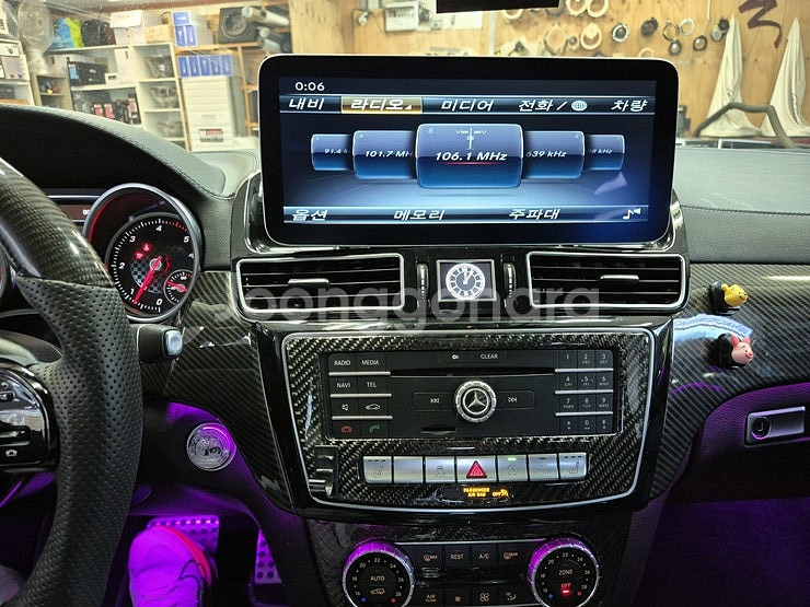 벤츠 GLE 350d 12.3인치 안드로이드 올인원 (...--0