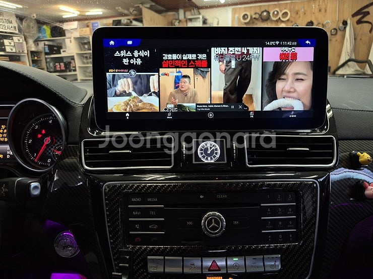 벤츠 GLE 350d 12.3인치 안드로이드 올인원 (...--1