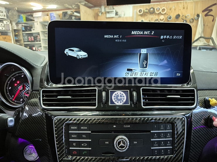 벤츠 GLE 350d 12.3인치 안드로이드 올인원 (...--7