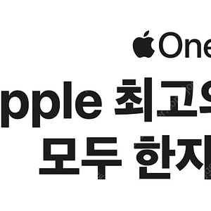 한국 애플원(애플뮤직+애플tv+애플아케이드) 1년 파티원 구함