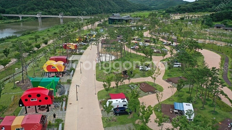 오늘 10일 토요일, 삼강나루 캠핑장 1박 (4만->1...--0