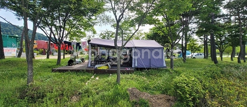 오늘 10일 토요일, 삼강나루 캠핑장 1박 (4만->1...--1